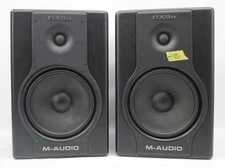 PAIR of M-Audio BX8a DELUXE Studiophile Active Bi-Amp Studio Monitor Speakers