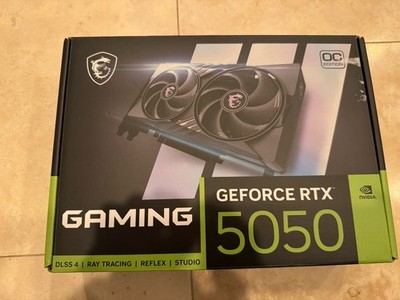 MSI Gaming RTX 5050 8G Shadow 2X OC Graphics Card (8GB GDDR6,128-bit, Extreme