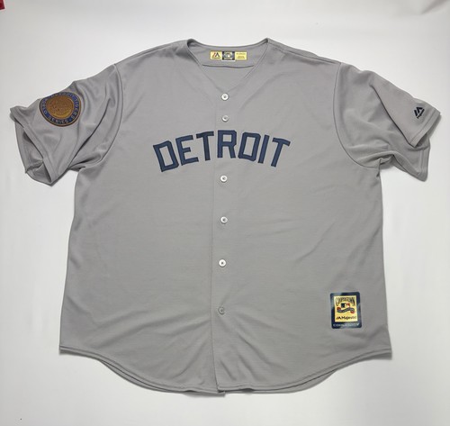 Majestic Cooperstown Collection Detroit Tigers 1968 World Series Jersey Mens XXL