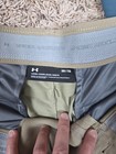 Mens 2 piece lot of under armour pants size 36x32 tan and blue — photo 2