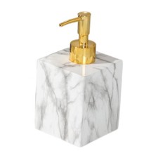 Image of Marble Texture Soap Dispenser 400ml Pump Soap Container for Bathroom Hotel