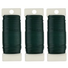 3 Pack Flexible Floral Wire for Wreath Making Christmas Tree Floral Arrangements
