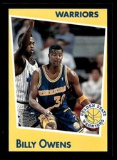 1993 Panini Billy Owens #12 Golden State Warriors