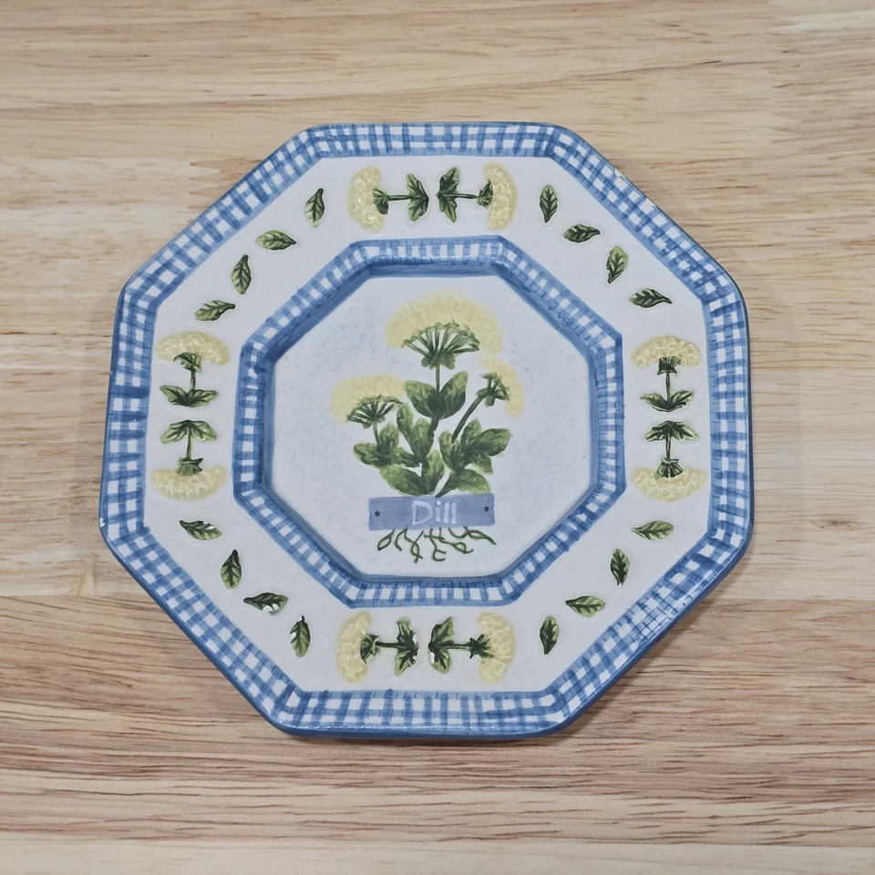 Yankee Candle Basketville eneldo hexagonal decorativo plato de vela decoración de mesa Foto 2 de 4