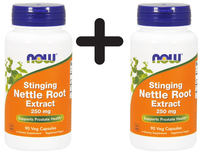 2 X NOW Foods Stinging Nettle Root Extract, 250Mg - 90 Vcaps (344,33 Eur/Kg)