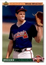 Mark Wohlers 1992 Upper Deck Top Prospect Rookie Card #56. rookie card picture