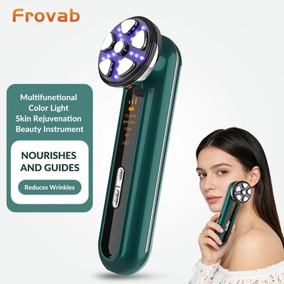 Home Facial Beauty Device,RF, LED Light Therapy Ionic for Anti-Aging,Skin Care