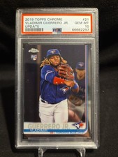 PSA 10 💎 Topps Chrome Update Vladimir Guerrero Jr Rookie Rc Non Auto