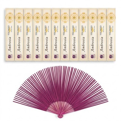 Berk Ambrosia Räucherstäbchen 12 Packungen Raumduft Duftstäbchen Incense Sticks