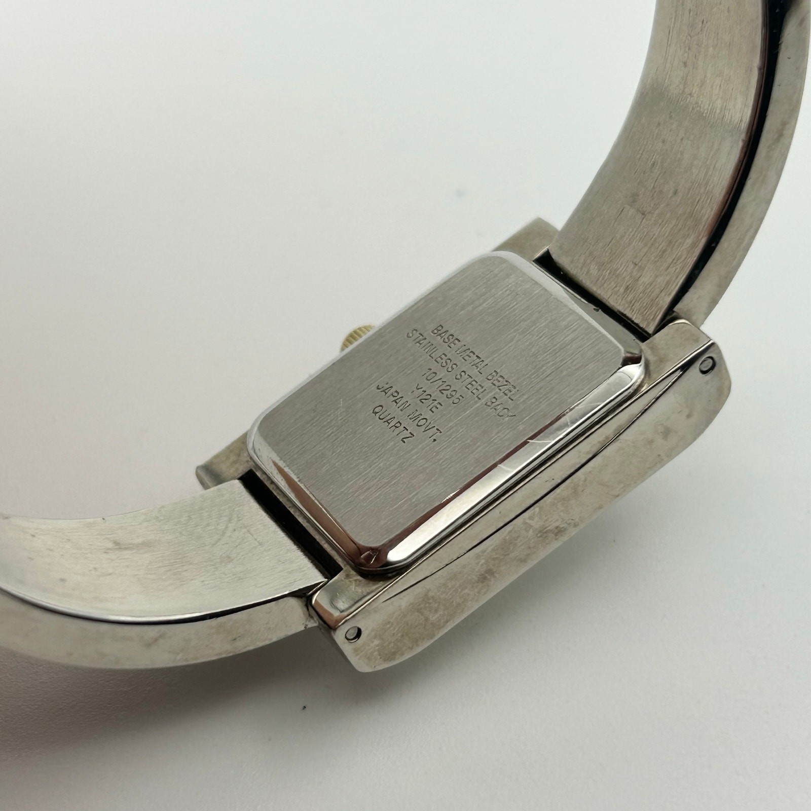 Anne Klein Two-tone Rectangular Stainless Steel A… - image 6