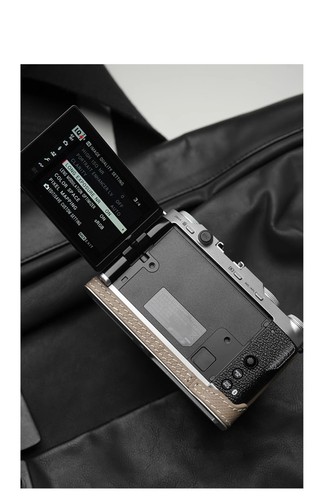 Real Leather Camera Bag Case Grip Protect Cover Belt Strap For Fujifilm X-M5 XM5 - Picture 16 of 36