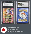 M Mewtwo EX (160 Full Art) 160/162 Breakthrough Holo Ultra Rare 2015 CGC 8 NM/MT