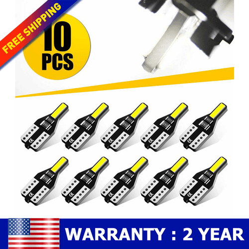 20X Super White T10 194 168 W5W 2825 LED License Plate Interior Light Bulb 6000K - Picture 15 of 28