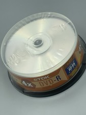 TDK 4.7GB DVD-R 25-Pack Spindle 4X Compatible 120 Minute Video New  Sealed