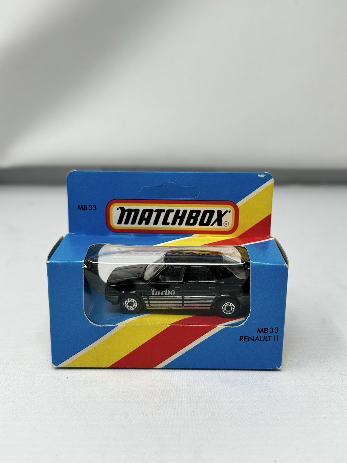 MATCHBOX MB33 RENAULT 11 'TURBO' BLACK MINT BOXED.