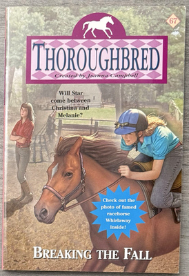 #ad Breaking The Fall Thoroughbred Series #67 Joanna Campbell 1st Edition Printing $19.99