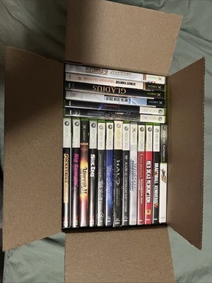 Microsoft Xbox 360 Game Bundle 19 Games, Untested.