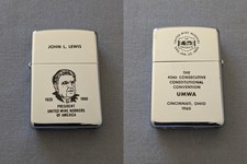 VTG 1960 UNITED MINE WORKERS OF AMERICA CONVENTION 2 SIDED ZIPPO LIGHTER UNUSED