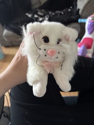 Pound Puppies Hornby 1986 Kätzchen Katze - Pfund schnurrt 7 Zoll - weiß