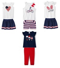 NWT Gymboree Girls 4th of July Sets Size: 6, 7