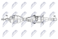 Antriebswelle NTY NPW-VV-165
