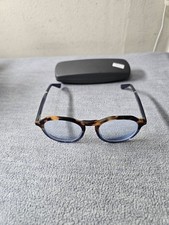 Calvin Klein CK-23546 232 Havana  Crystal Blue Eyeglass 49/19/145   FRAME ONLY