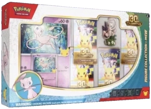 Pokemon 30th Anniversary Mew Figure Collection Box  Ships 11/6 Sealed Presale - product listing photo