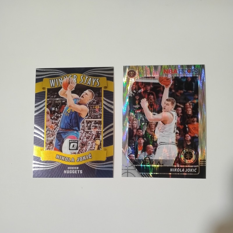 Nikola Jokic 2019 Hoops Premium Stock Pulsar #47&'23  Optic Insrt Winner Stays#6