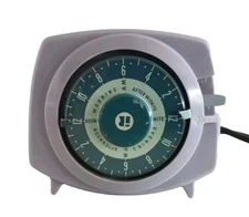 Vintage MCM Intermatic Time-All Appliance Timer Model A211 Green Gray Bakelite 