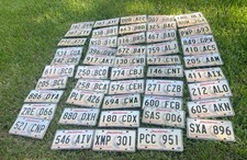 Bulk LOT of 50 LOUISIANA LICENSE PLATES - SPORTSMAN'S PARADISE - PELICAN Expired