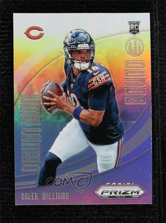2024 Panini Prizm Deca Downtown Bound Silver Prizm Caleb Williams #1 00em