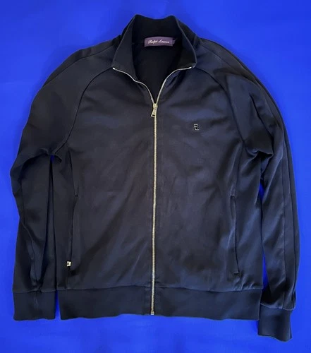 Ralph Lauren Purple Label Luxury Full Zip Bomber Jacket - product listing photo