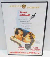 THE McCONNELL STORY DVD WARNER ARCHIVES ALAN LADD JUNE ALLYSON 1955 CLASSIC FILM