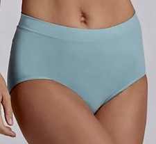 BALI One Smooth U All Around Smoothing Blue Patina Brief Panty Womens Sz M L 2XL
