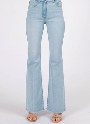 Letter To Juliet Women's Morse Baby Flare Jeans Light