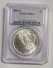 1884-O Morgan Silver Dollar PCGS MS64+