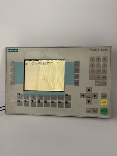 Siemens Simatic OP27 Color 6AV3627-1LK00-1AX0 , 6AV3 627-1LK00-1AX0 - Bild 5 von 10