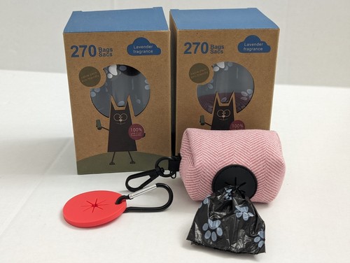 285-555ct Scented black Bags +Dispenser 19 or 37 Rolls of Doggie Poop Waste Bags - Picture 73 of 312