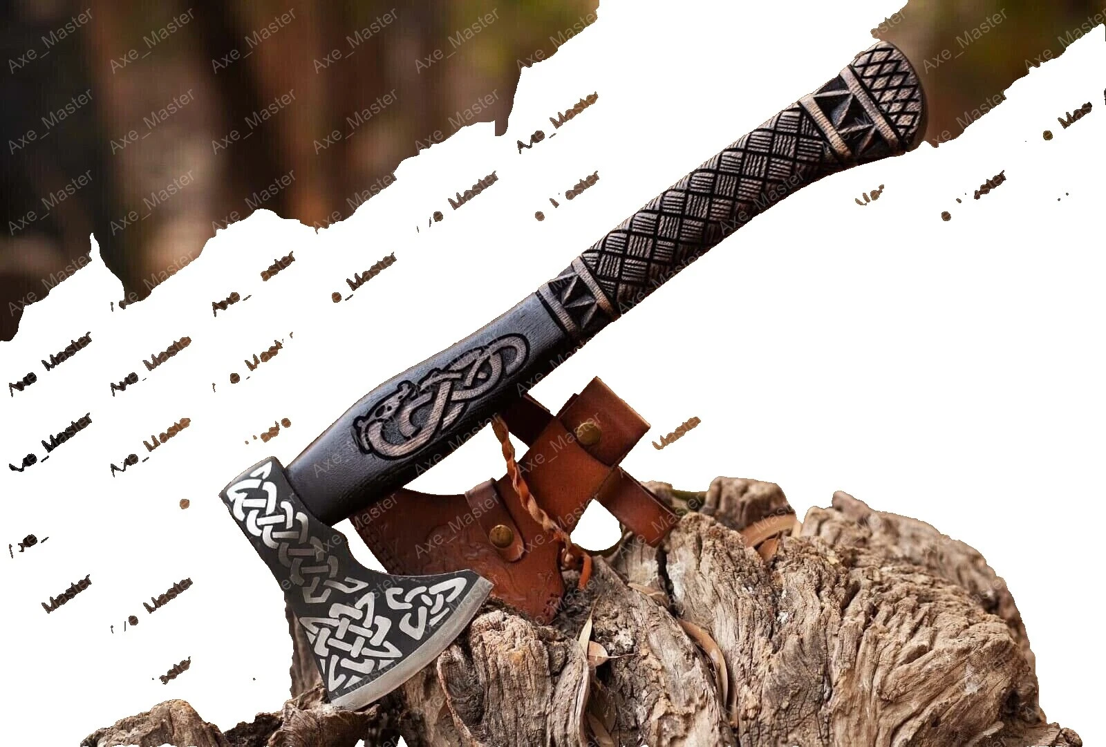 Carbon Steel Blade Wood Handle Collectible Axes & Hatchets Hand-Forged