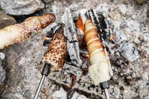 Stockbrot Spieß Petromax mit Gusseisenspitze ausziehbar Spieße Stöcke - Bild 4 von 17