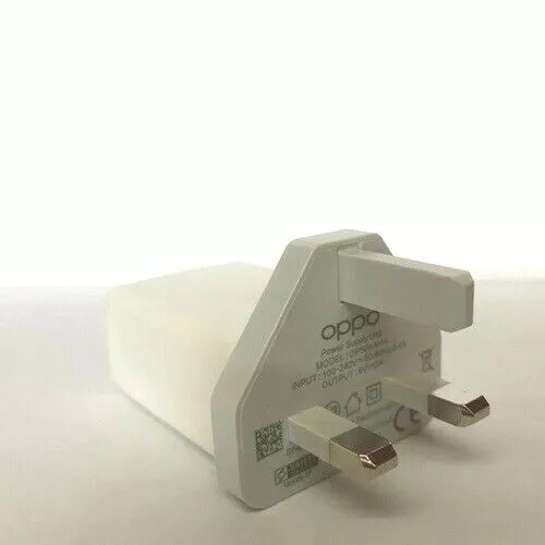 Genuine OPPO UK Mains USB 10 Watt 2A Charger Adapter Or Type C Charging Cable
