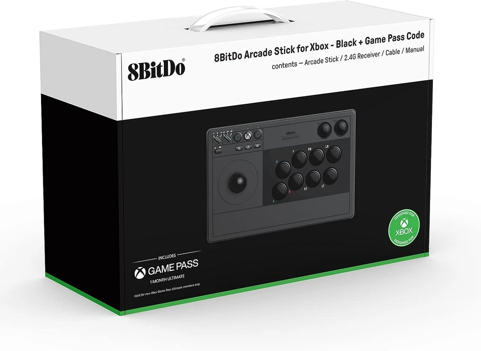8Bitdo Arcade Stick (schwarz) für Xbox Series X|S und Xbox One Arcade Fight Stick - Bild 4 von 4