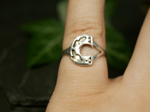 Wunderbarer 925 Sterling Silber Ring Buchstabe Initiale C Struktur Elegant Edel - Bild 8 von 8