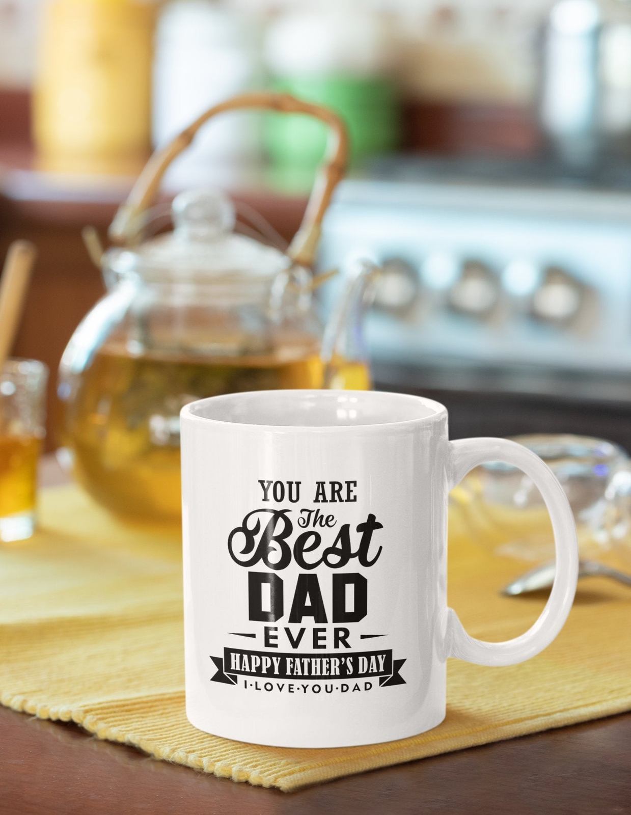 Gift From Family Funny Coffee Mug Best Dad Ever Father's Day Mug Father's Day