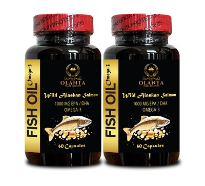 WILD ALASKAN SALMON OIL - fish oil high epa, Supports Brain & Immune system -2B