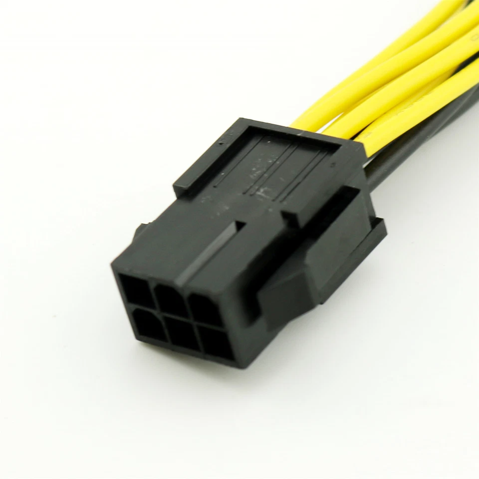 10x PCI-E 6 Pin to 2x 6+2 Pin 6-pin/8-pin Power PCIE PCI Express Splitter Cable - Image 3 of 4