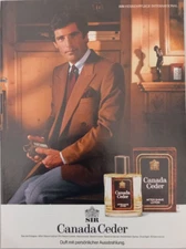 1982 Canada Ceder After Shave Lotion Magazine Print Ad Spiegel Magazine German