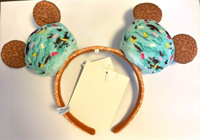 Chocolate Mint Ice Cream Headband Ears Japan Tokyo Disney  display picture 2