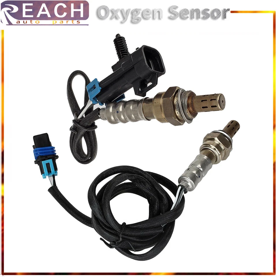 Sensor de oxígeno O2 aguas arriba + aguas abajo 2 piezas para Pontiac Grand Am 1999-2000 V6-3,4 L Foto 3 de 4
