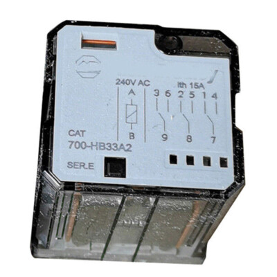 1PC CAT 700-HB33A2 240VAC SER.E Intermediate Relay 11Pins 15A 30VDC | eBay